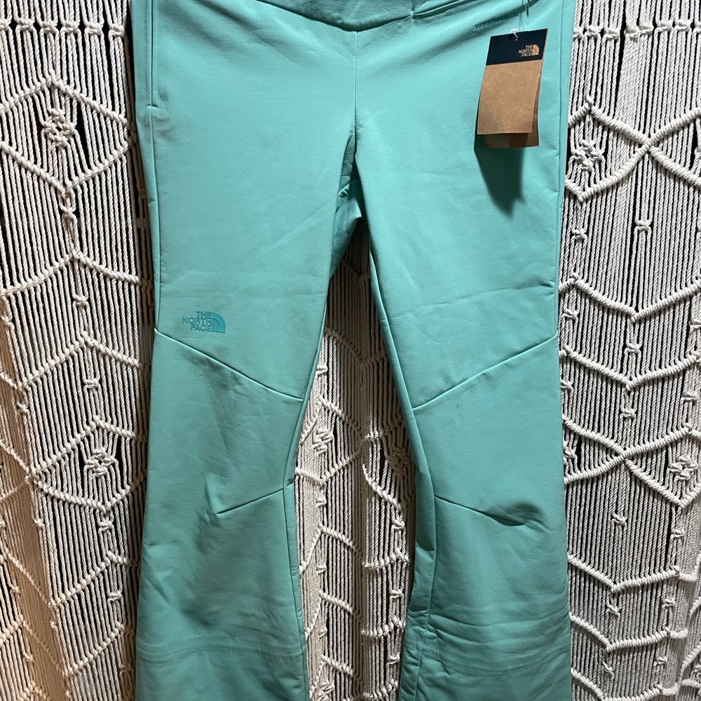 North Face Teal Fitted Snow Pant